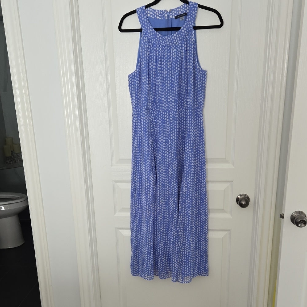Tommy Hilfiger Blue Patterned Maxi Dress